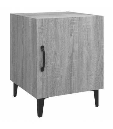 vidaXL Bedside Cabinets 2 pcs Grey Sonoma Engineered Wood — V0672030171