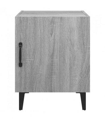 vidaXL Bedside Cabinets 2 pcs Grey Sonoma Engineered Wood — V0672030171