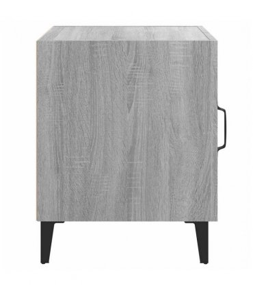 vidaXL Bedside Cabinets 2 pcs Grey Sonoma Engineered Wood — V0672030171