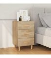 vidaXL Bedside Cabinet Sonoma Oak 40x40x66 cm Engineered Wood