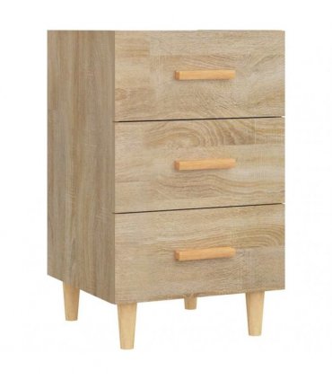 vidaXL Bedside Cabinet Sonoma Oak 40x40x66 cm Engineered Wood
