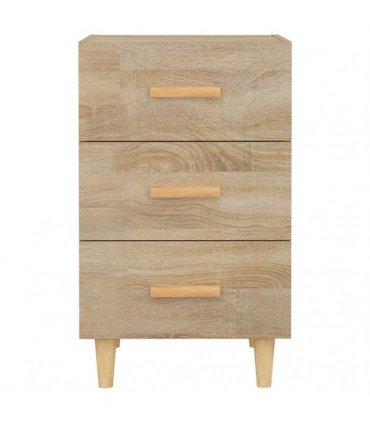 vidaXL Bedside Cabinet Sonoma Oak 40x40x66 cm Engineered Wood
