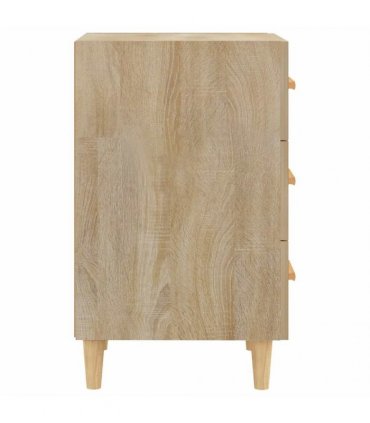 vidaXL Bedside Cabinet Sonoma Oak 40x40x66 cm Engineered Wood
