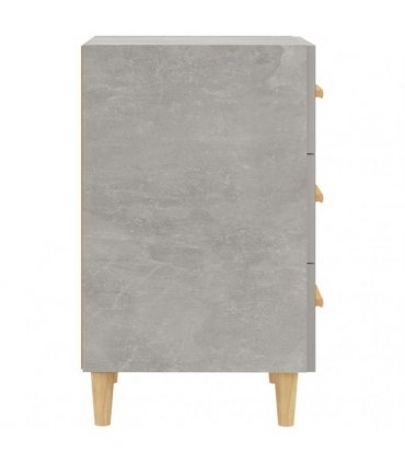 vidaXL Bedside Cabinet Concrete Grey 40x40x66 cm Engineered Wood