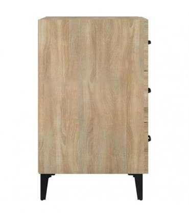 vidaXL Bedside Cabinet Sonoma Oak 40x40x66 cm Engineered Wood — V0672030183