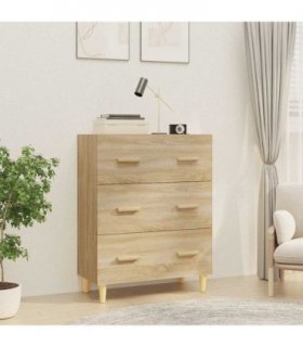 vidaXL Sideboard Sonoma Oak 70x34x90 cm Engineered Wood — V0672030209