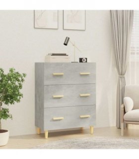 vidaXL Sideboard Concrete Grey 70x34x90 cm Engineered Wood — V0672030210
