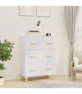 vidaXL Sideboard White 70x34x90 cm Engineered Wood — V0672030211