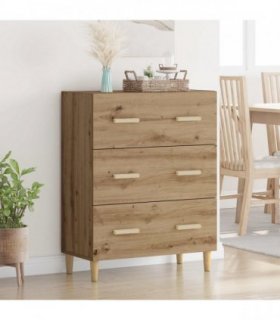 vidaXL Sideboard Artisan Oak 69.5 x 34 x 90 cm Engineered Wood