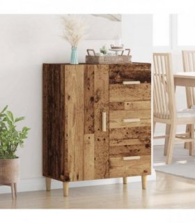 vidaXL Sideboard Old wood 34 x 69.5 x 90 cm Engineered wood