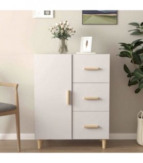 vidaXL Sideboard White 69.5x34x90 cm Engineered Wood — V0672030238