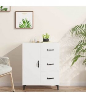 vidaXL Sideboard White 69.5x34x90 cm Engineered Wood — V0672030245