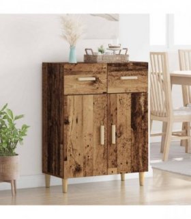 vidaXL Sideboard Old wood 34 x 69.5 x 89 cm Engineered wood