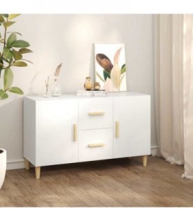 vidaXL Sideboard White 100x36x60 cm Engineered Wood