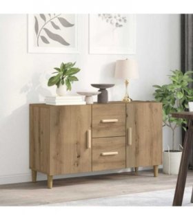 vidaXL Sideboard Artisan Oak 100x36x60 cm Engineered Wood