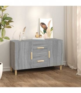 vidaXL Sideboard Grey Sonoma 100x36x60 cm Engineered Wood