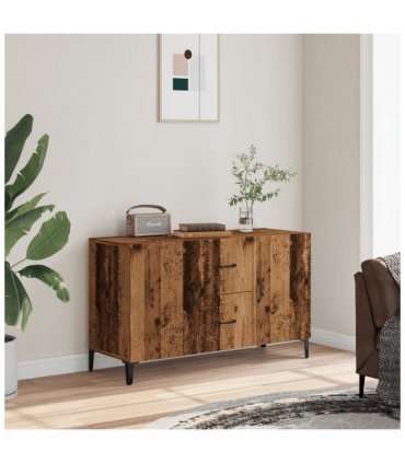 vidaXL Sideboard Old Wood 100x36x60 cm Engineered Wood — V0672030296