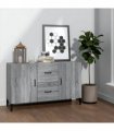 vidaXL Sideboard Grey Sonoma 100x36x60 cm Engineered Wood — V0672030297