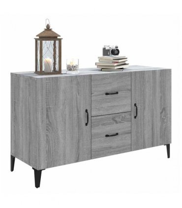 vidaXL Sideboard Grey Sonoma 100x36x60 cm Engineered Wood — V0672030297