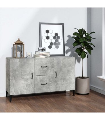 vidaXL Sideboard Concrete Grey 100x36x60 cm Engineered Wood — V0672030298