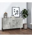 vidaXL Sideboard Concrete Grey 100x36x60 cm Engineered Wood — V0672030298