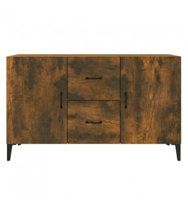 vidaXL Sideboard Smoked Oak 100x36x60 cm Engineered Wood — V0672030302