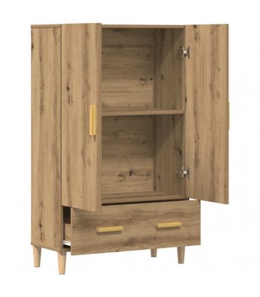 vidaXL Highboard Artisan Oak 70x31x115 cm Engineered Wood