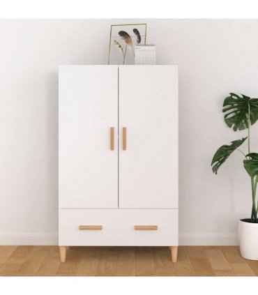 vidaXL Highboard White 70x31x115 cm Engineered Wood
