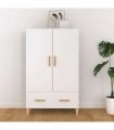 vidaXL Highboard White 70x31x115 cm Engineered Wood
