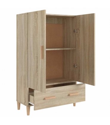 vidaXL Highboard Sonoma Oak 70x31x115 cm Engineered Wood
