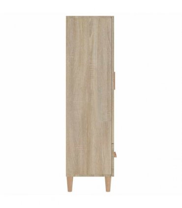 vidaXL Highboard Sonoma Oak 70x31x115 cm Engineered Wood