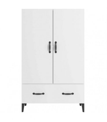vidaXL Highboard | White | Engineered wood | Tall | Highboard | Rectangular