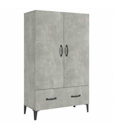vidaXL Highboard Concrete Grey 70x31x115 cm Engineered Wood — V0672030315
