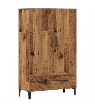 vidaXL Highboard Old Wood 70x31x115 cm Engineered Wood — V0672030319