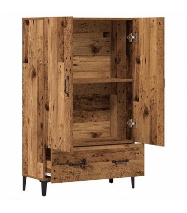 vidaXL Highboard Old Wood 70x31x115 cm Engineered Wood — V0672030319