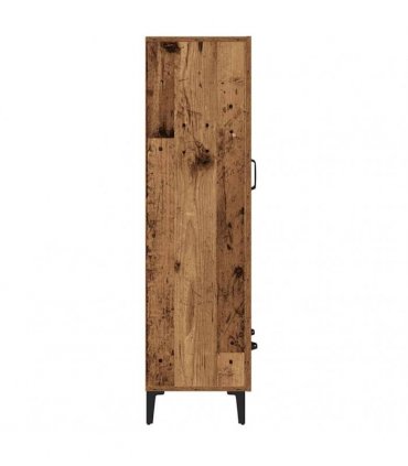 vidaXL Highboard Old Wood 70x31x115 cm Engineered Wood — V0672030319