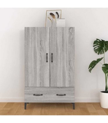 vidaXL Highboard Grey Sonoma 70x31x115 cm Engineered Wood — V0672030320