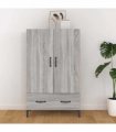 vidaXL Highboard Grey Sonoma 70x31x115 cm Engineered Wood — V0672030320