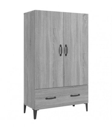 vidaXL Highboard Grey Sonoma 70x31x115 cm Engineered Wood — V0672030320