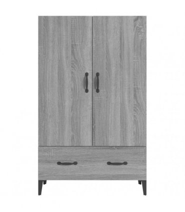 vidaXL Highboard Grey Sonoma 70x31x115 cm Engineered Wood — V0672030320