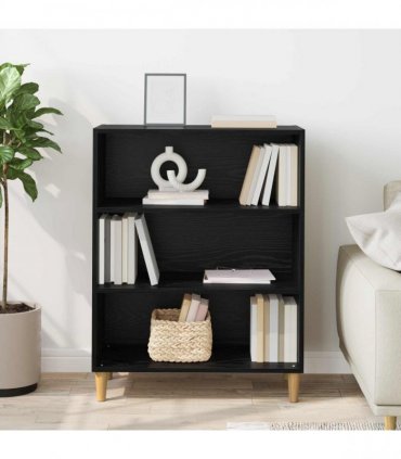 vidaXL Sideboard Black Oak 69.5 x 32.5 x 90 cm Engineered wood