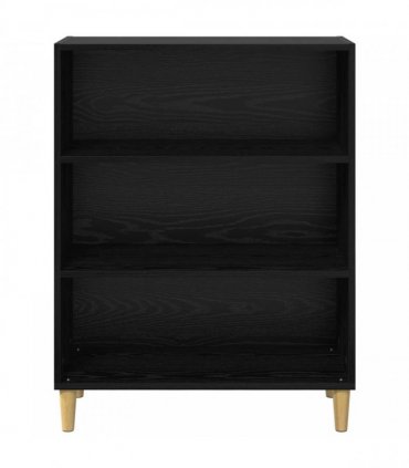 vidaXL Sideboard Black Oak 69.5 x 32.5 x 90 cm Engineered wood