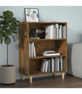 vidaXL Sideboard Smoked Oak 69.5x32.5x90 cm Engineered Wood