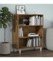 vidaXL Sideboard Smoked Oak 69.5x32.5x90 cm Engineered Wood