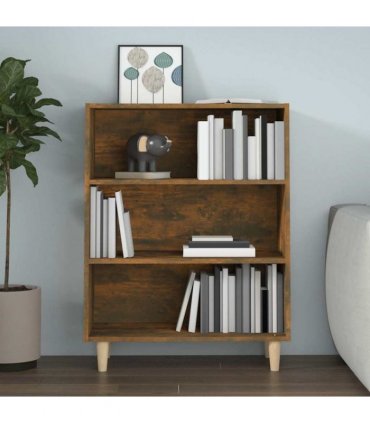 vidaXL Sideboard Smoked Oak 69.5x32.5x90 cm Engineered Wood