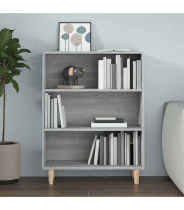 vidaXL Sideboard Grey Sonoma 69.5x32.5x90 cm Engineered Wood