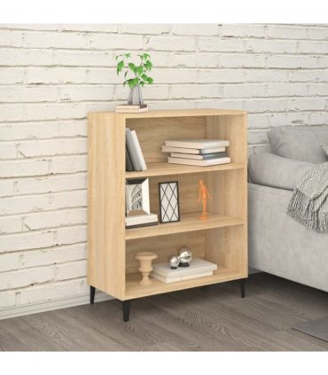 vidaXL Sideboard Sonoma Oak 69.5x32.5x90 cm Engineered Wood — V0672030337