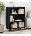 vidaXL Sideboard Black Oak 69.5 x 32.5 x 90 cm Engineered Wood — V0672030340