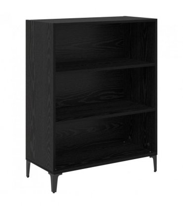 vidaXL Sideboard Black Oak 69.5 x 32.5 x 90 cm Engineered Wood — V0672030340