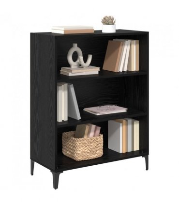 vidaXL Sideboard Black Oak 69.5 x 32.5 x 90 cm Engineered Wood — V0672030340